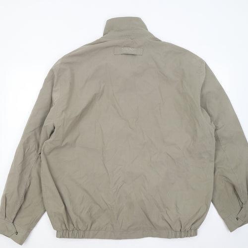 Maine Mens Green Bomber Jacket Jacket Size XL
