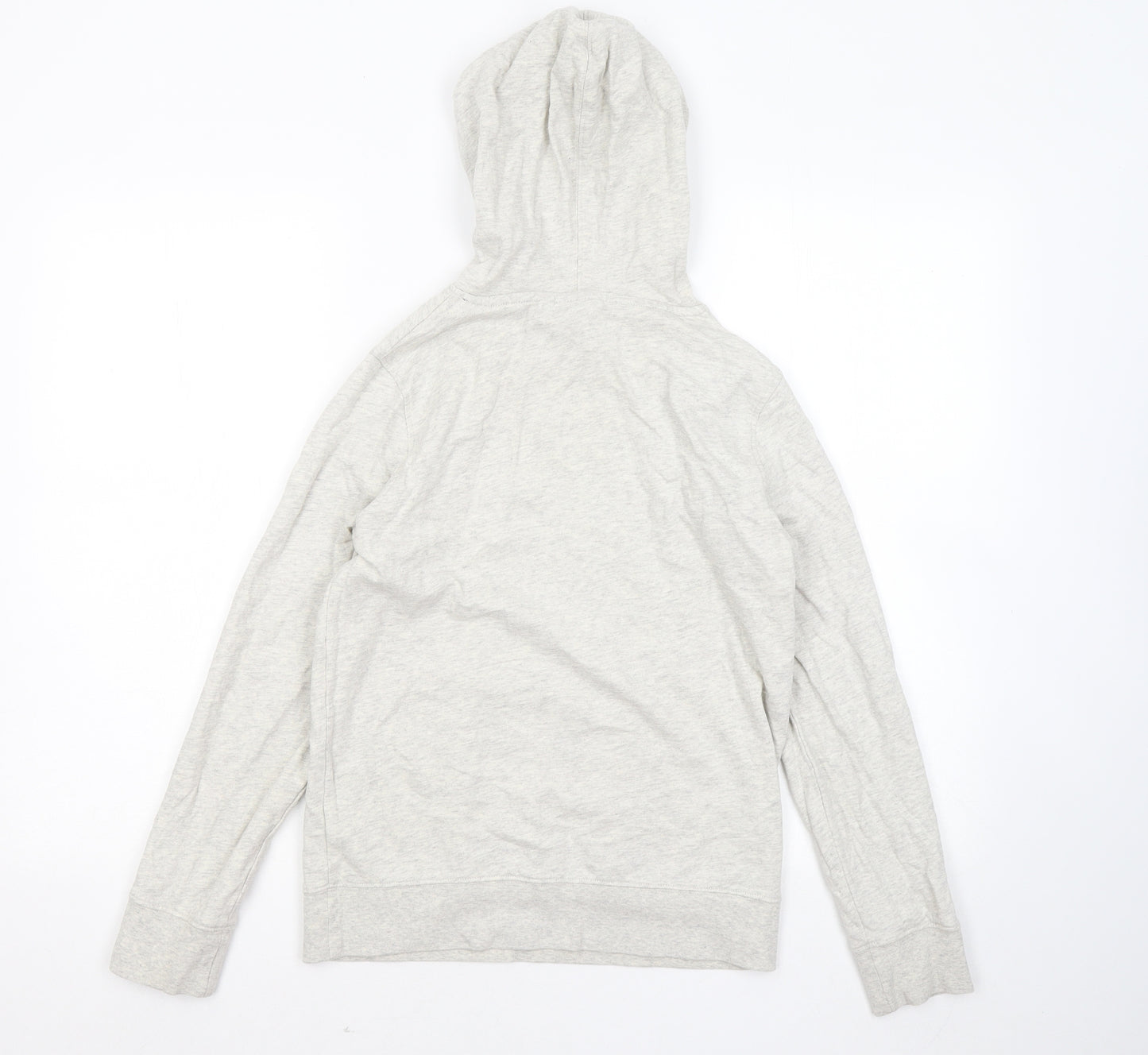 Barbour Girls Grey Cotton Pullover Hoodie Size 10-11 Years