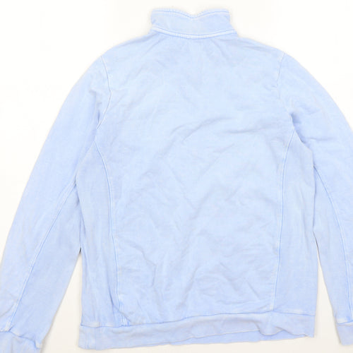 River Island Girls Blue Round Neck Cotton Pullover Jumper Size 13-14 Years - Kindness Always