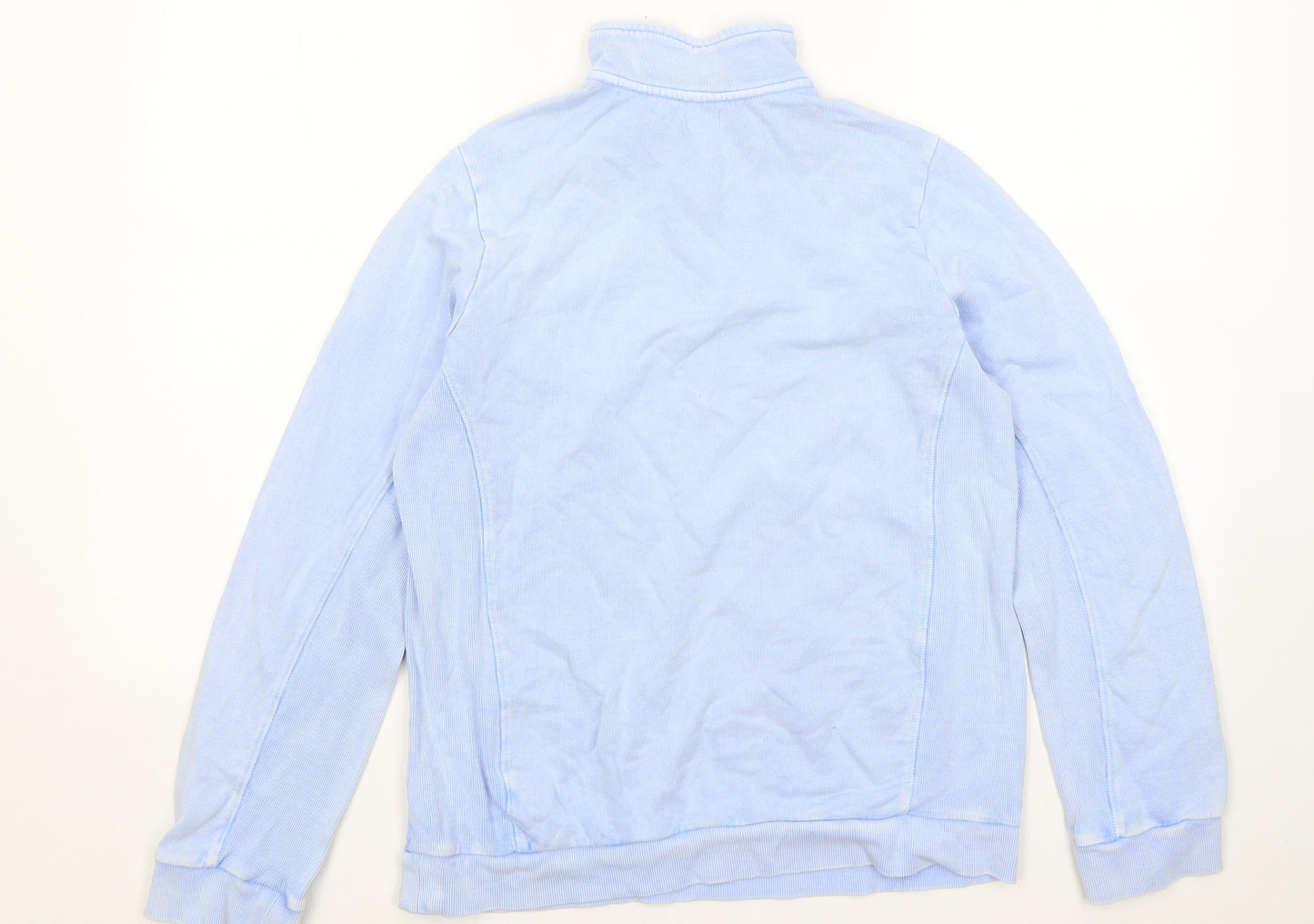 River Island Girls Blue Round Neck Cotton Pullover Jumper Size 13-14 Years - Kindness Always