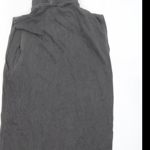 NEXT Girls Grey Cotton Pullover Hoodie Size 14 Years