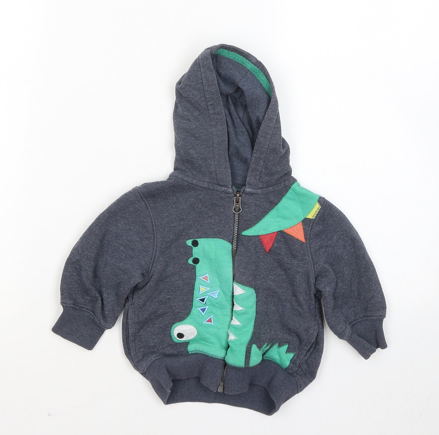 NEXT Boys Blue Jacket Size 6-9 Months - Dinosaur