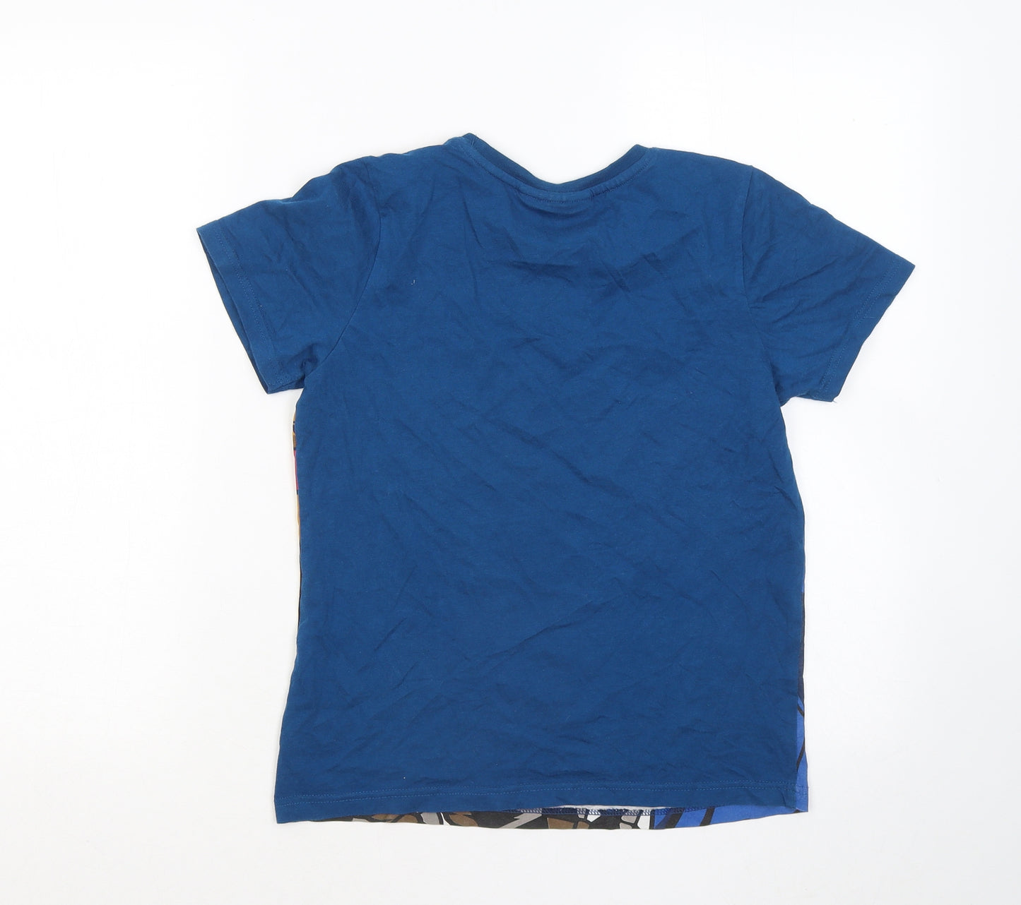 LEGO Boys Multicoloured Geometric Cotton Basic T-Shirt Size 9-10 Years Round Neck - Lego Ninjago