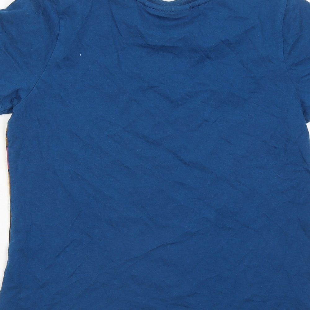 LEGO Boys Multicoloured Geometric Cotton Basic T-Shirt Size 9-10 Years Round Neck - Lego Ninjago