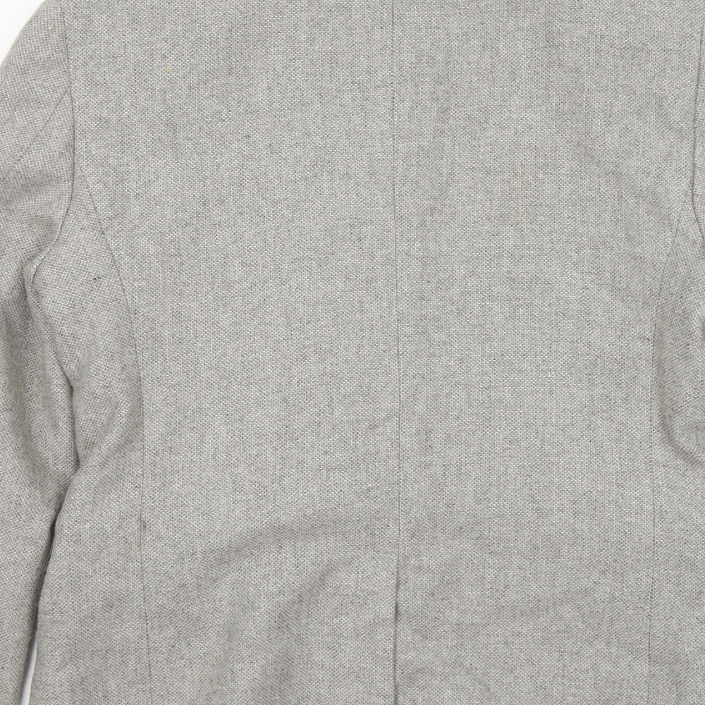 New Look Mens Grey Wool Jacket Suit Jacket Size 38