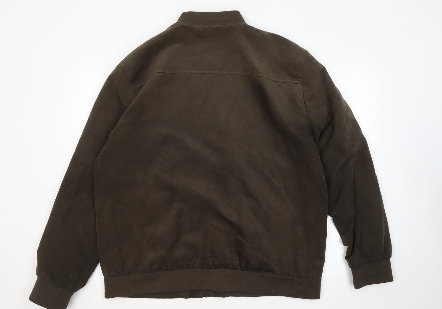 Greenwoods Mens Brown Bomber Jacket Jacket Size XL