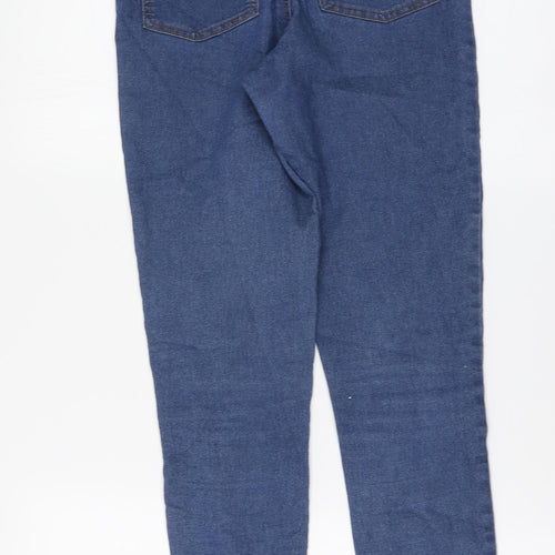 Denim & Co. Womens Blue Cotton Jegging Leggings Size 6 L28 in
