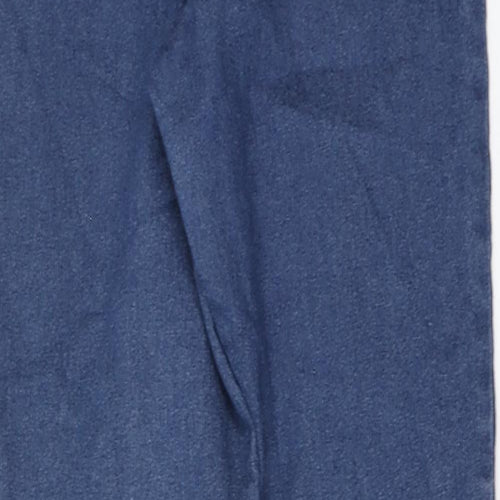 Denim & Co. Womens Blue Cotton Jegging Leggings Size 6 L28 in
