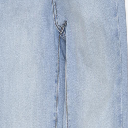 Denim & Co. Womens Blue Cotton Skinny Jeans Size 8 L27 in Regular