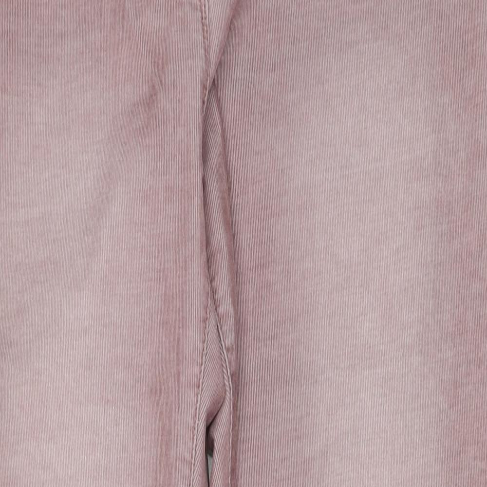 NEXT Womens Pink Cotton Straight Jeans Size 16 L29 in Regular