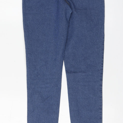 Denim & Co. Womens Blue Cotton Jegging Leggings Size 6 L28 in