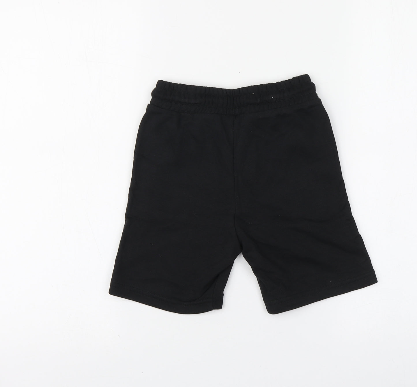 PlayStation Boys Black Cotton Sweat Shorts Size 5-6 Years Regular