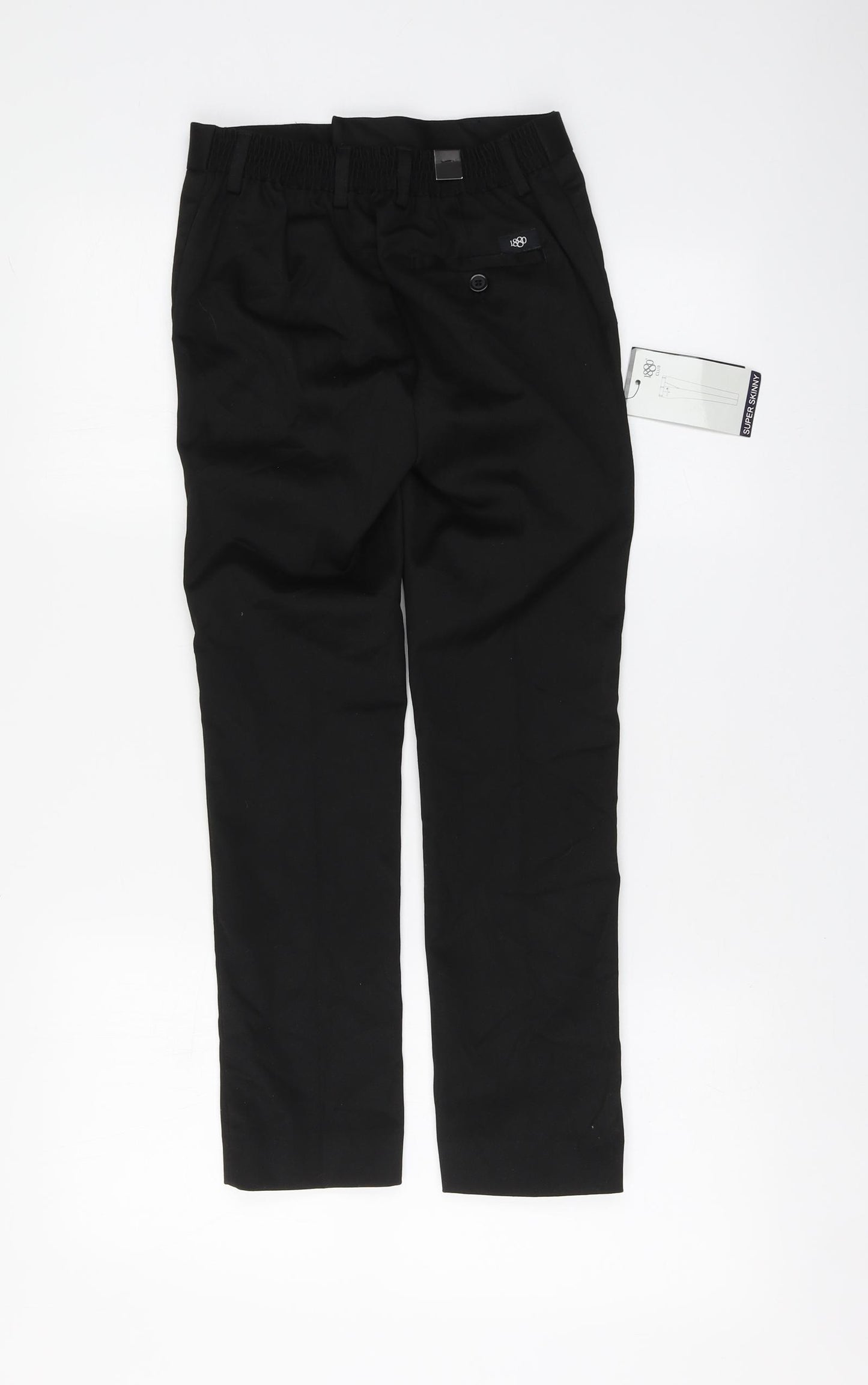 1880 Boys Black Polyester Jegging Trousers Size 10-11 Years Regular