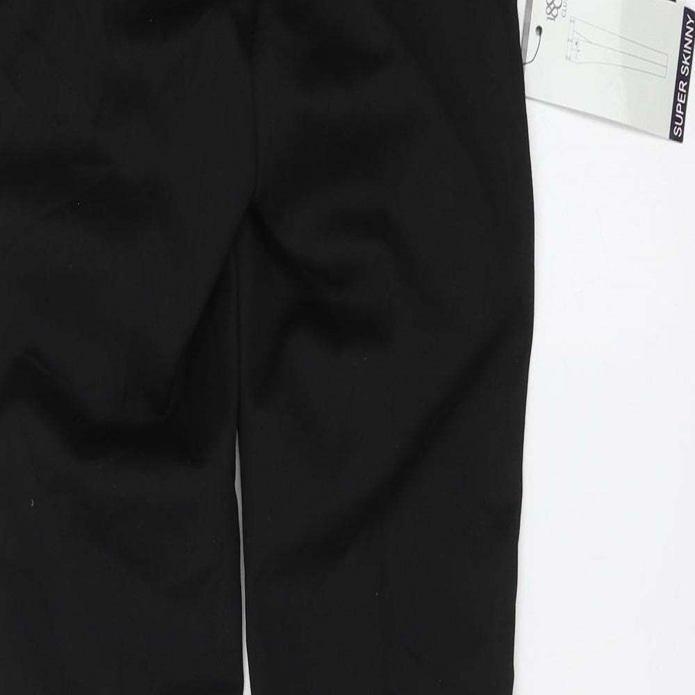 1880 Boys Black Polyester Jegging Trousers Size 10-11 Years Regular