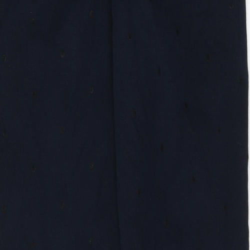 Gap Womens Blue Polka Dot Cotton Chino Trousers Size 8 L26 in Regular