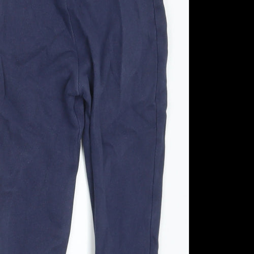 Dunnes Stores Boys Blue Cotton Jogger Trousers Size 18-24 Months