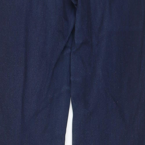 Pieces Womens Blue Cotton Skinny Jeans Size S L30 in Regular Button
