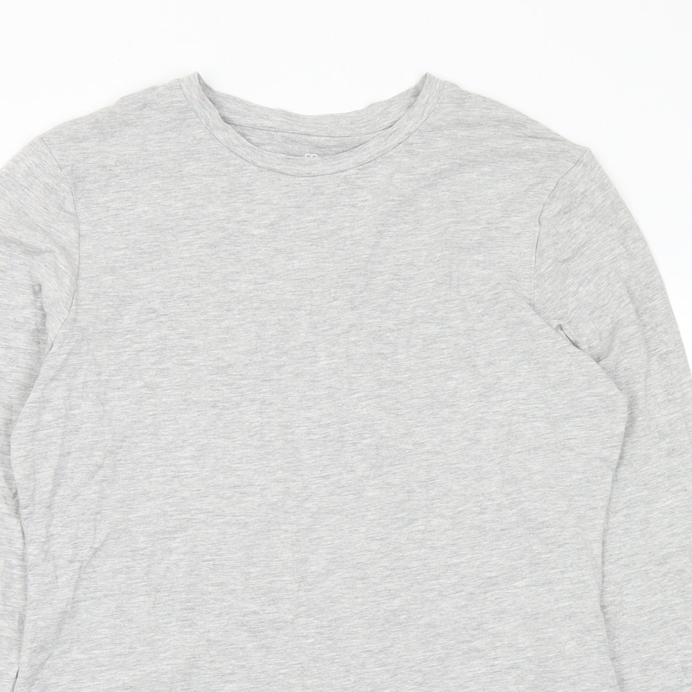 Primark Womens Grey Cotton Bodysuit One-Piece Size 18 Snap - 18-20