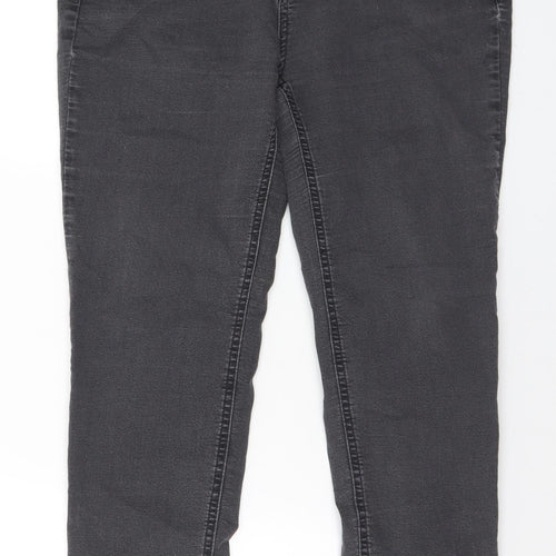 Fransa Womens Black Cotton Straight Jeans Size 12 L29 in Regular Button