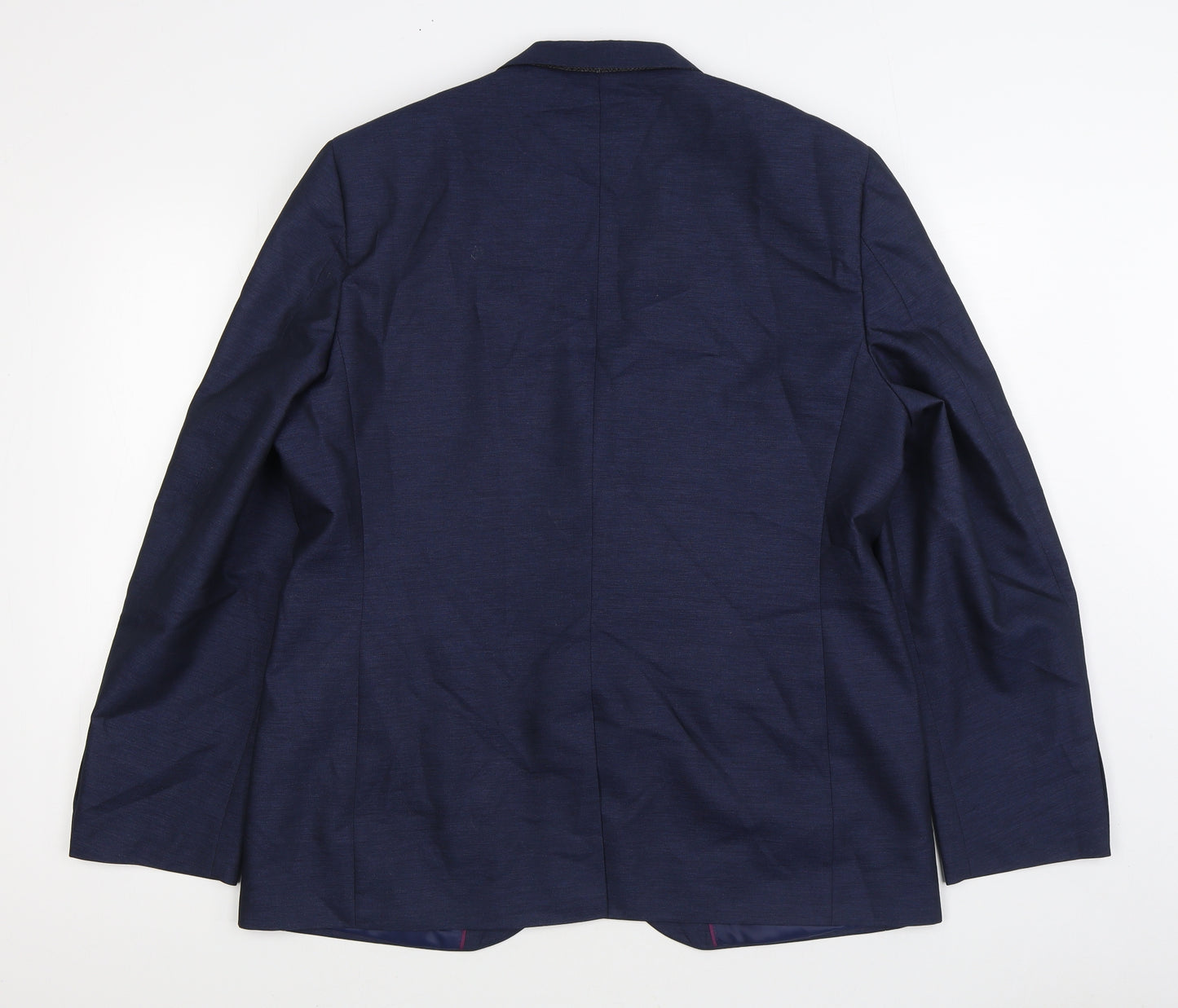Matalan Mens Blue Polyester Jacket Suit Jacket Size 44