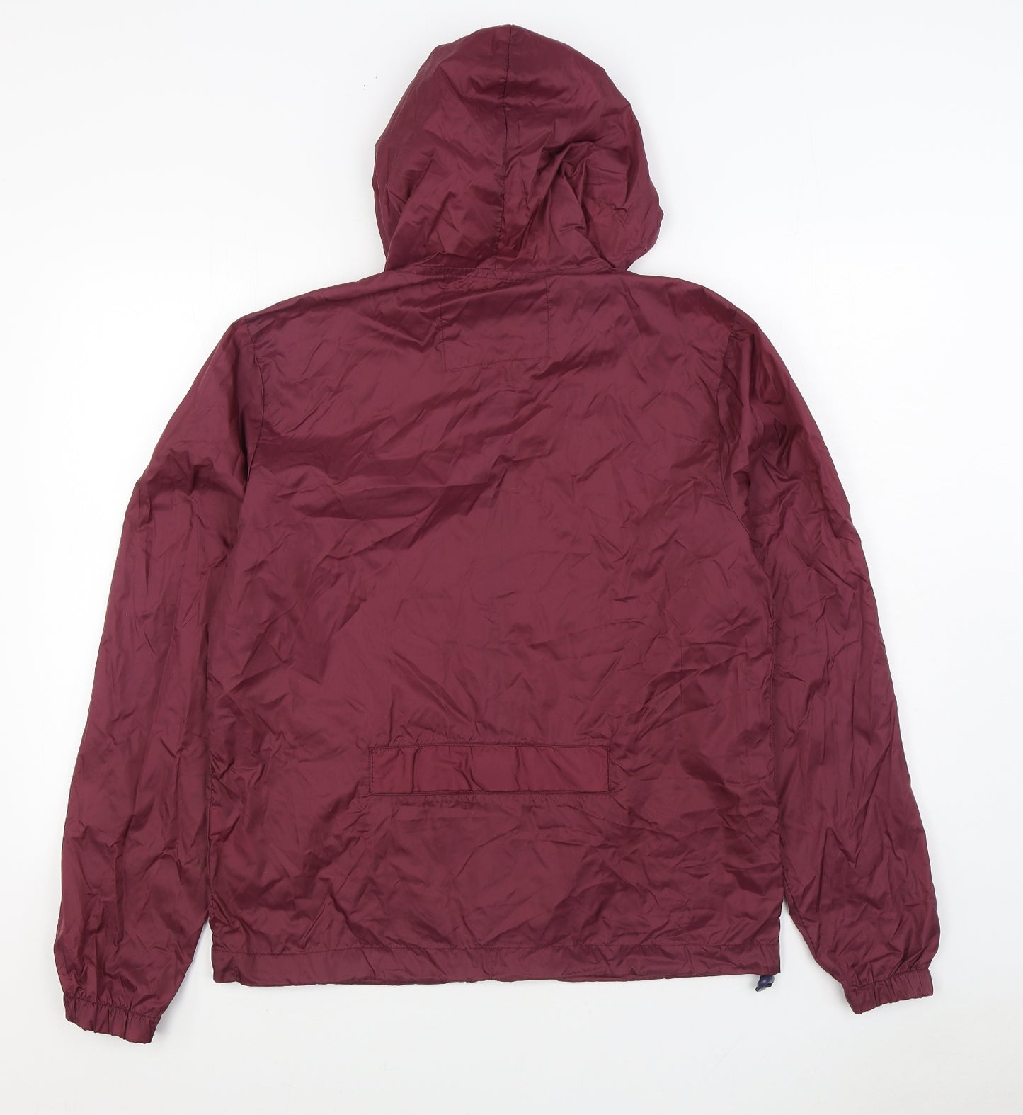 Cedar Wood State Mens Red Rain Coat Coat Size S Zip