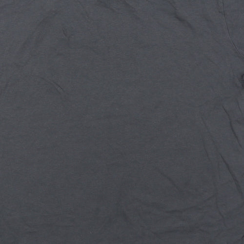 Dunnes Stores Womens Grey 100% Cotton Basic T-Shirt Size S Round Neck