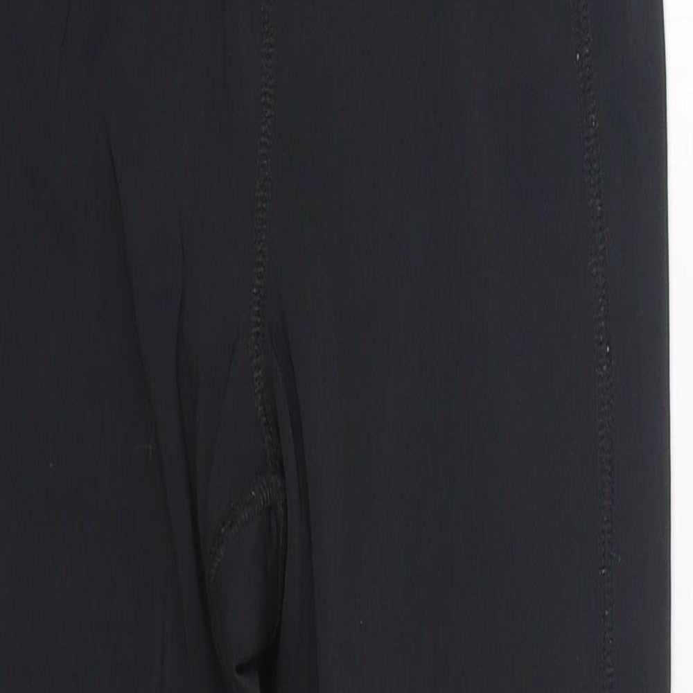 F&F Womens Black Polyester Jogger Leggings Size 6 L20 in