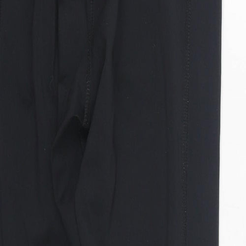 F&F Womens Black Polyester Jogger Leggings Size 6 L20 in