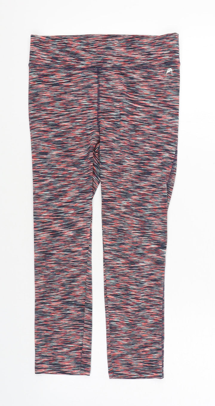 F&F Womens Pink Polyester Jogger Leggings Size 8 L23 in