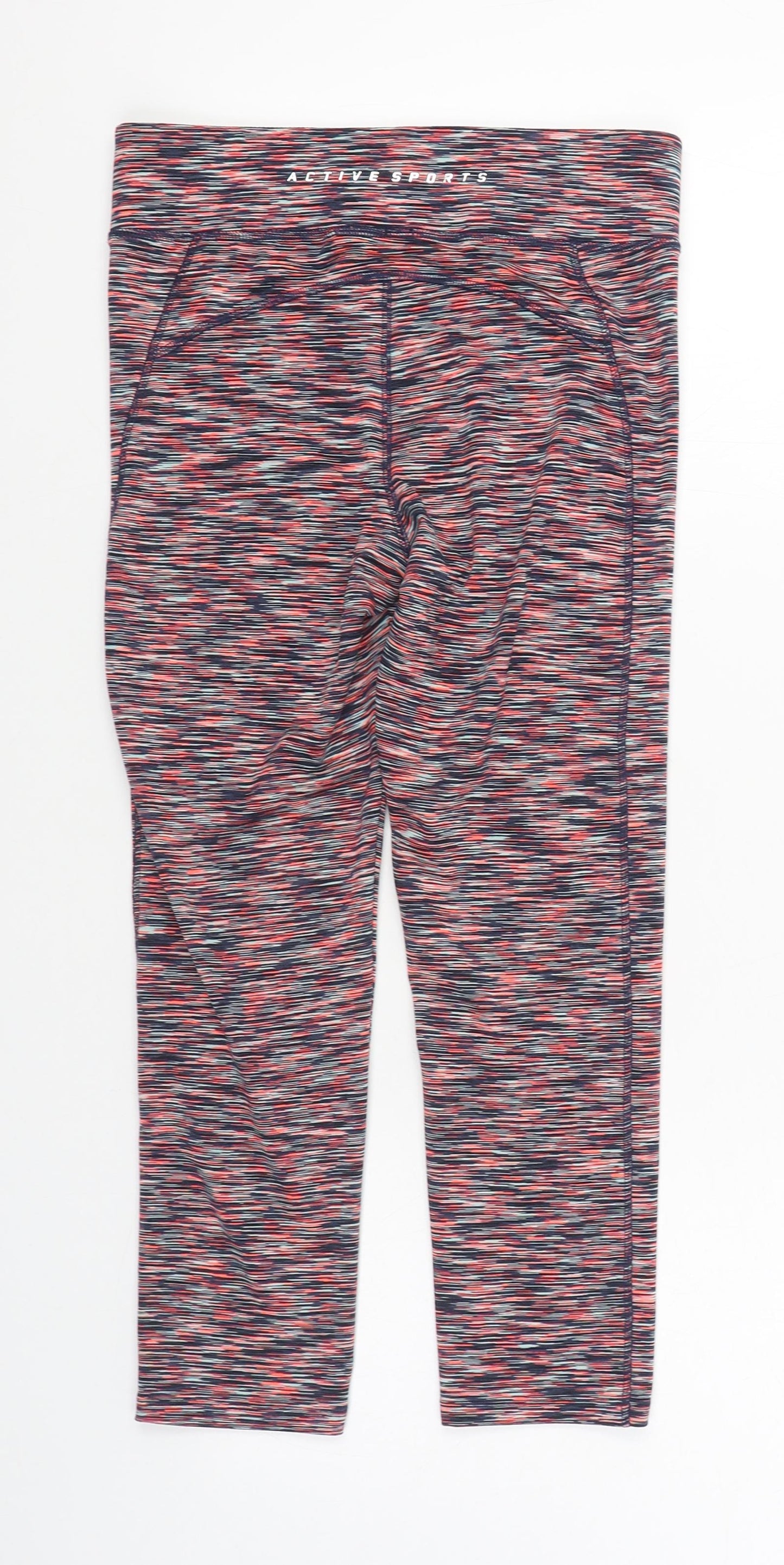 F&F Womens Pink Polyester Jogger Leggings Size 8 L23 in