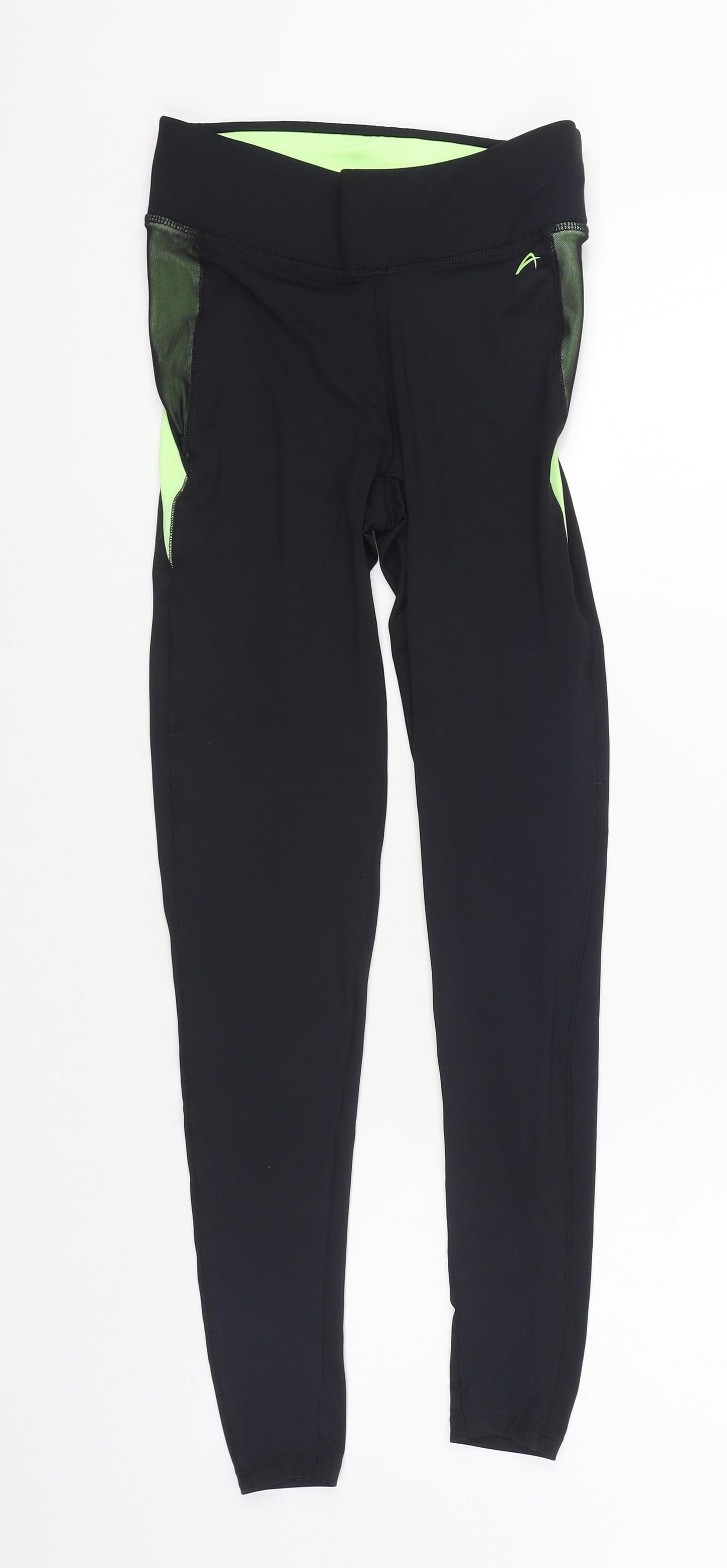 F&F Womens Black Polyester Jogger Leggings Size 6 L29 in