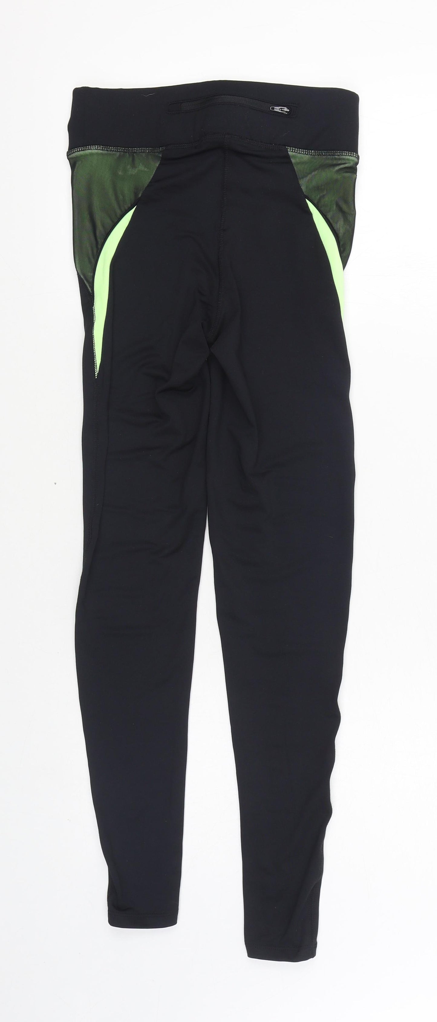 F&F Womens Black Polyester Jogger Leggings Size 6 L29 in