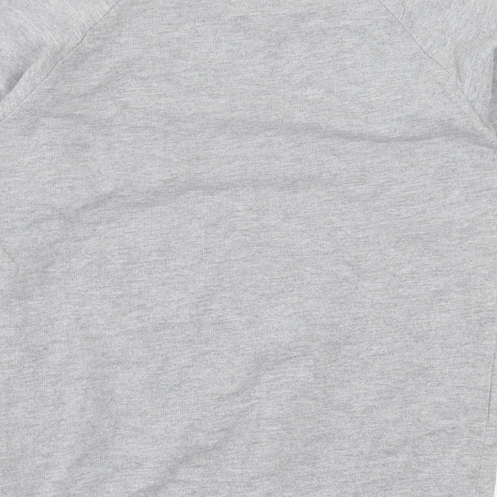 name it Boys Grey Cotton Basic Casual Size 9-10 Years Crew Neck Pullover - No.1 Bestfriend