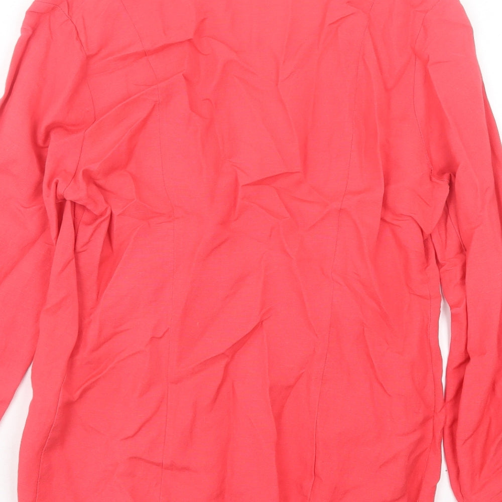 Monsoon Womens Pink Jacket Blazer Size 10