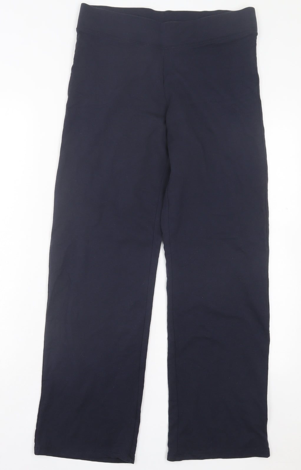 Dunnes Stores Womens Blue Cotton Sweatpants Trousers Size S L30 in Regular
