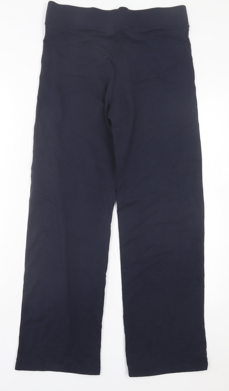 Dunnes Stores Womens Blue Cotton Sweatpants Trousers Size S L30 in Regular