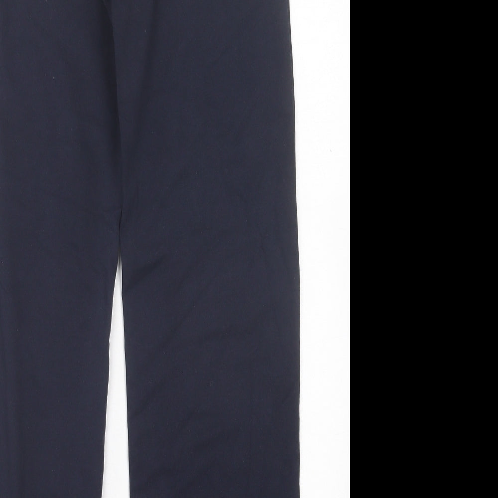 Dunnes Stores Womens Blue Cotton Sweatpants Trousers Size S L30 in Regular