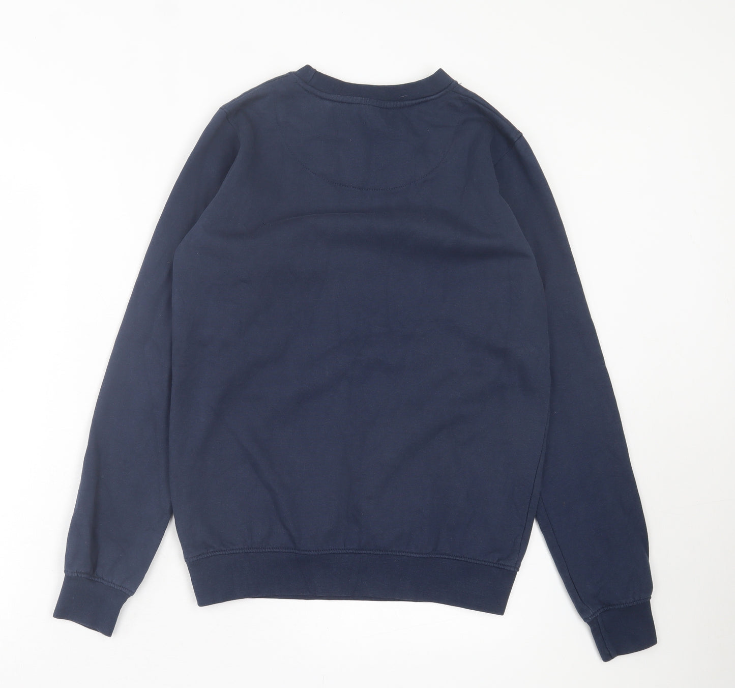 Preworn Womens Blue Cotton Pullover Sweatshirt Size 8 Pullover
