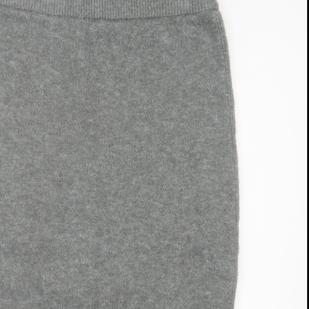 NEXT Womens Green Acrylic A-Line Skirt Size 14