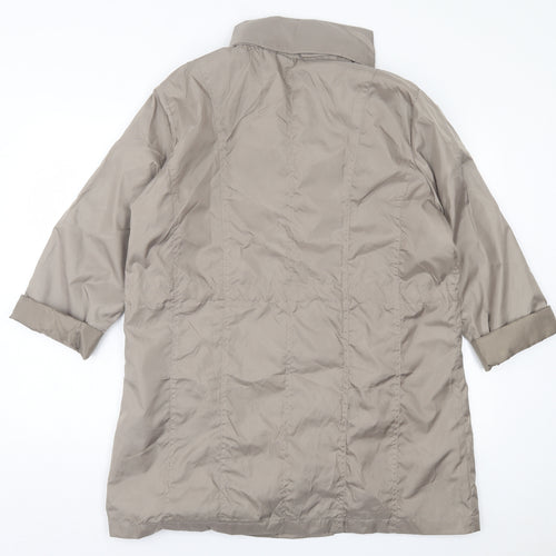 La Maison Du jersey Womens Brown Jacket Size 18 Zip