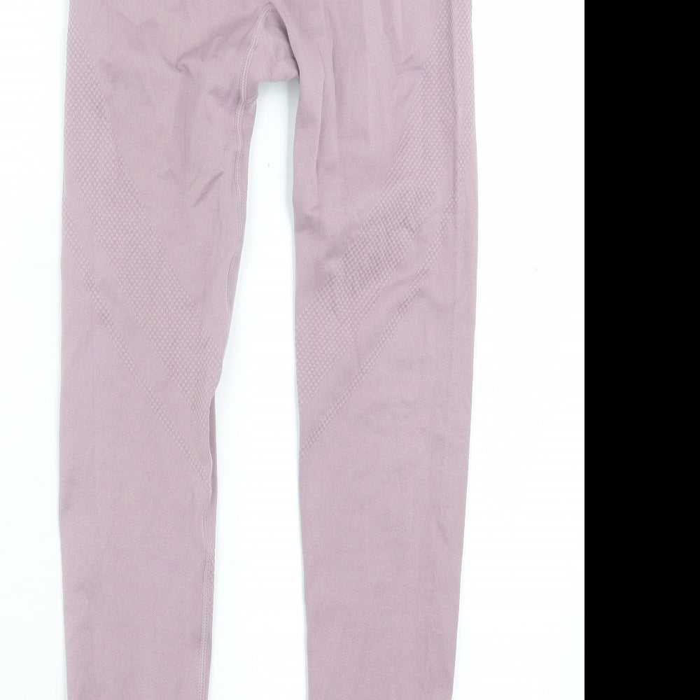 Primark Womens Pink Nylon Capri Leggings Size S L25 in Regular Pullover