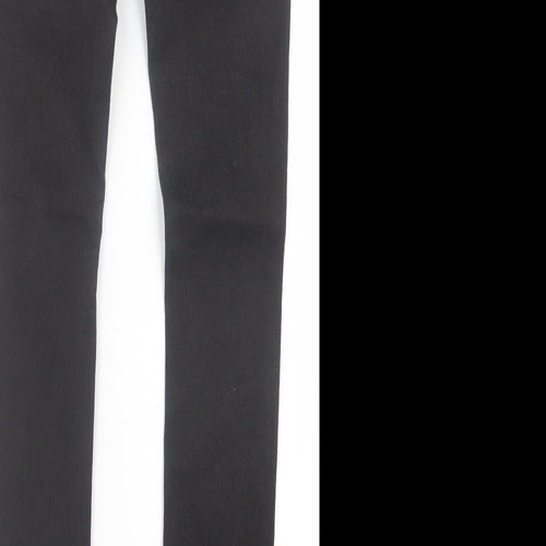 American Jeans Womens Black Cotton Skinny Jeans Size 24 in L31 in Regular Button