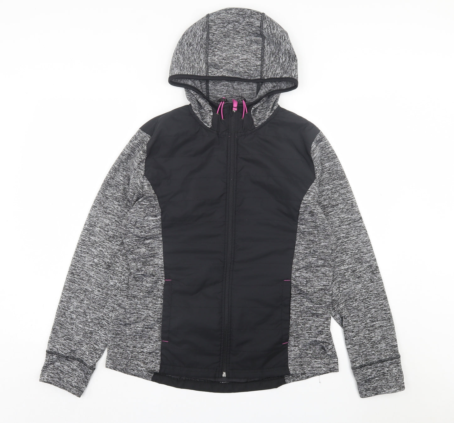 George Womens Grey Jacket Size 16 Zip