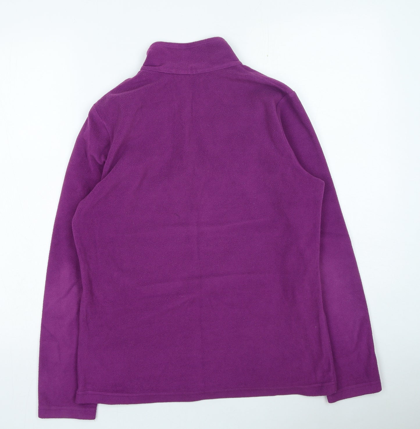 Regatta Womens Purple High Neck Polyester Pullover Jumper Size 10