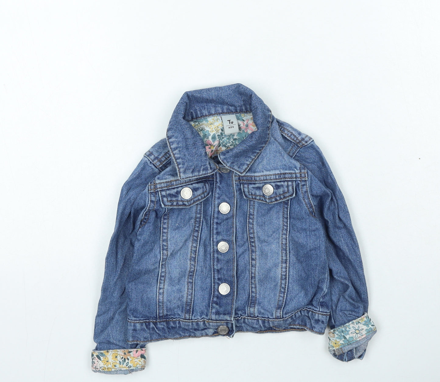 Ty Girls Blue Basic Jacket Jacket Size 2 Years