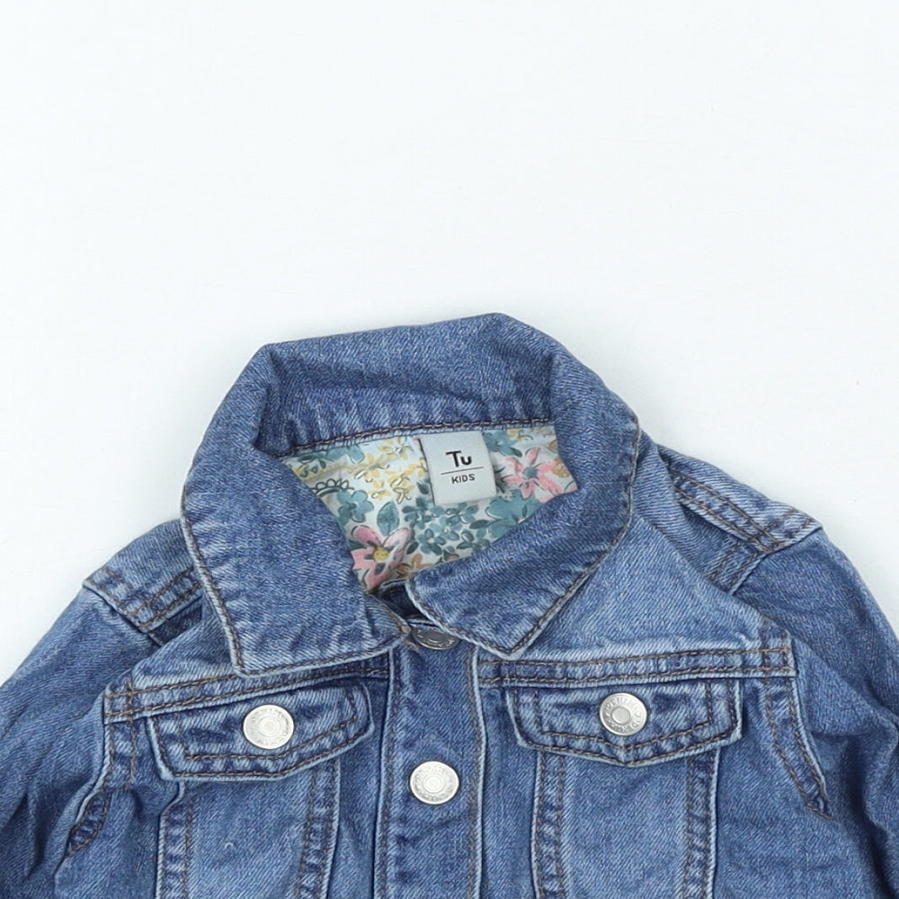 Ty Girls Blue Basic Jacket Jacket Size 2 Years