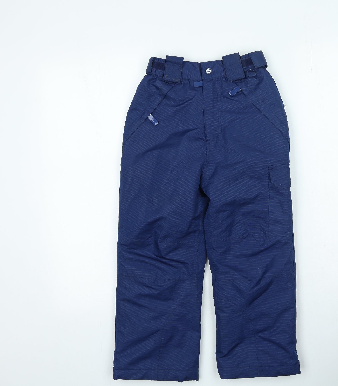 glacier point Boys Blue Polyester Snow Pants Trousers Size 6-7 Years Regular