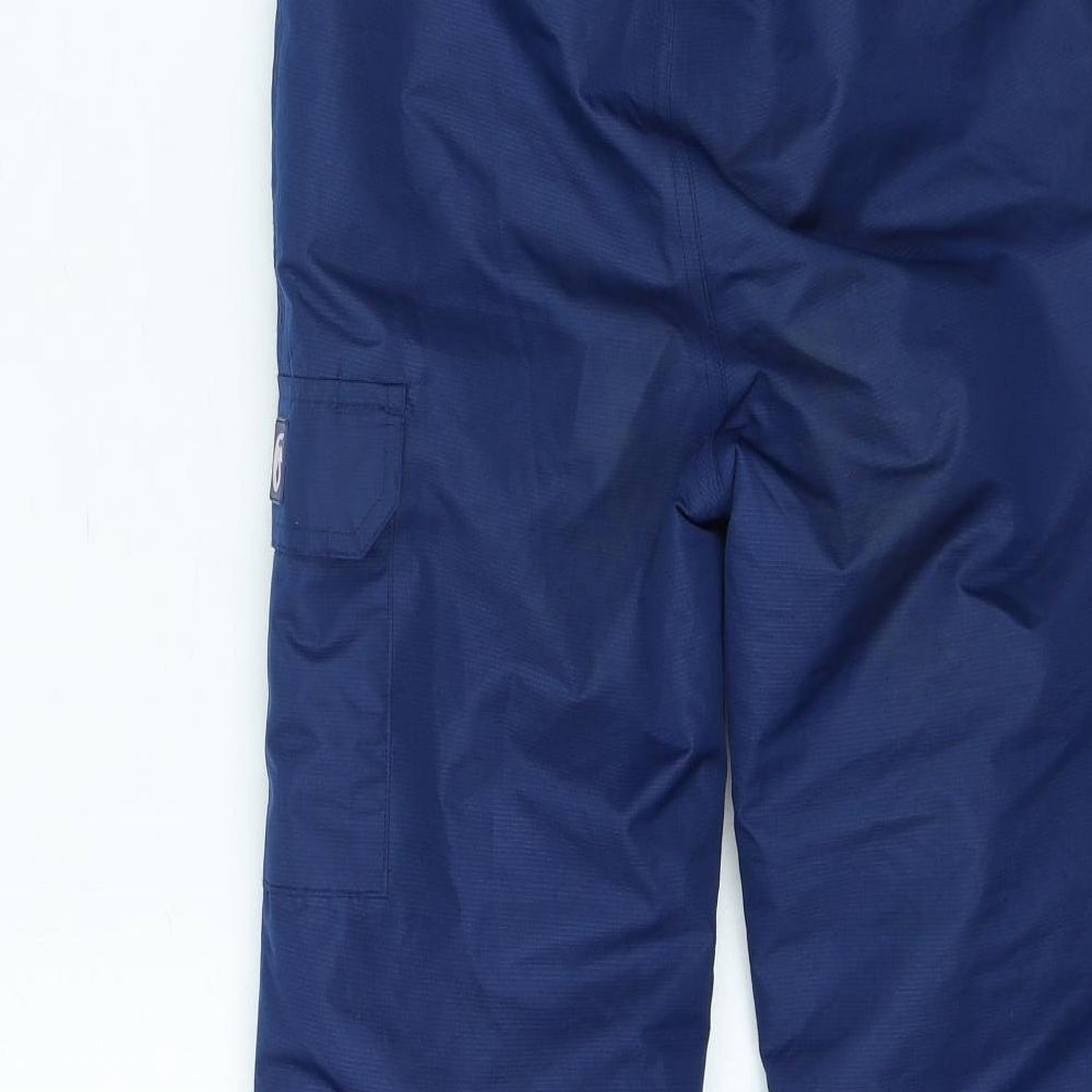 glacier point Boys Blue Polyester Snow Pants Trousers Size 6-7 Years Regular