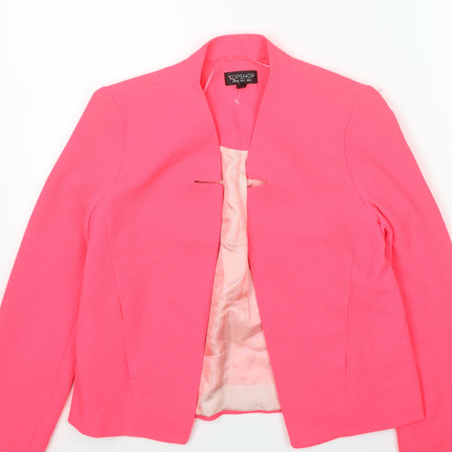 Topshop Womens Pink Jacket Size 6