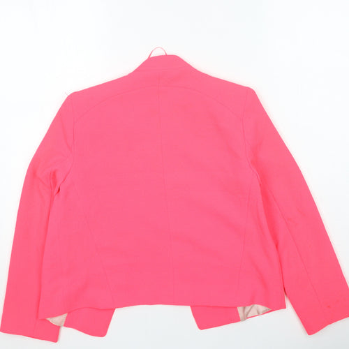 Topshop Womens Pink Jacket Size 6